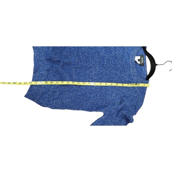 A.P.C. APC Wool Blend Crewneck Sweater M Blue Melange Knit Paris Minimalist Chic - Picture 6 of 9
